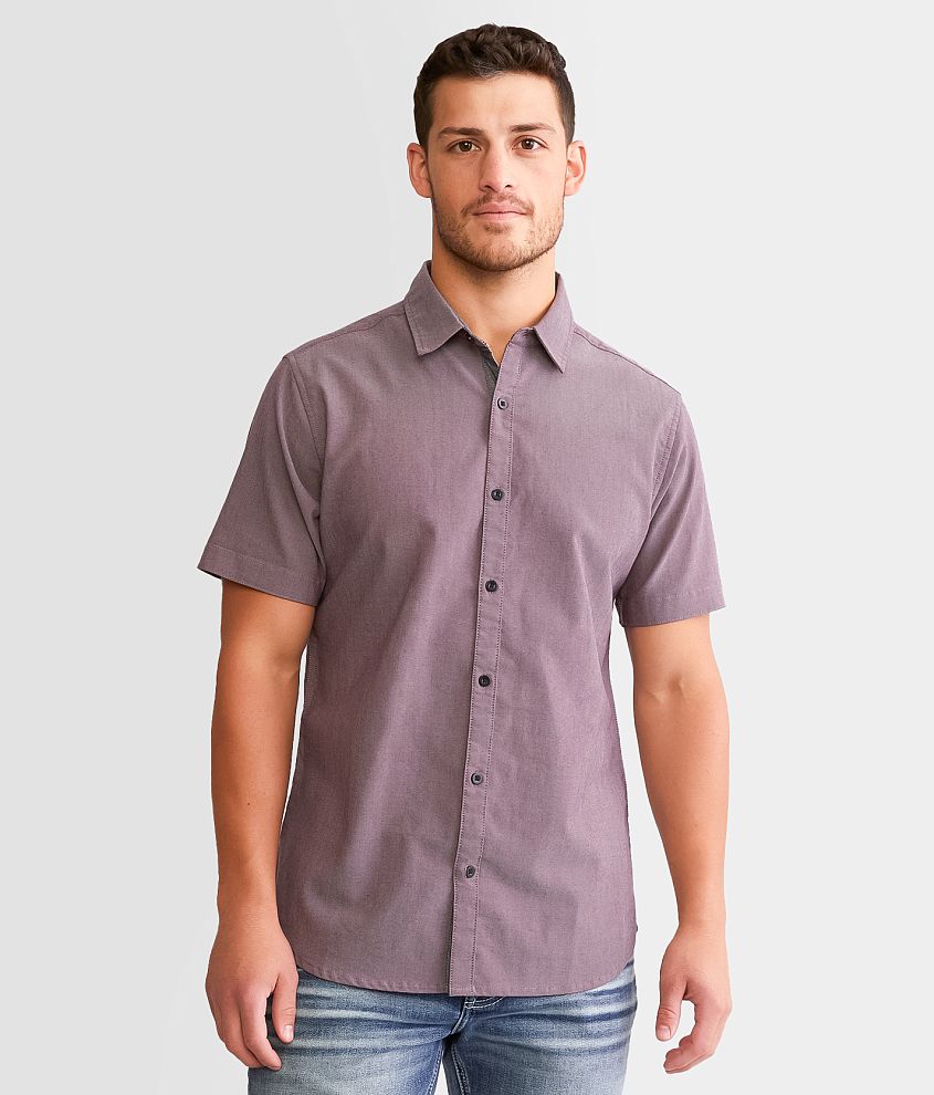 Departwest Oxford Stretch Shirt front view