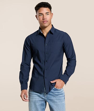 Departwest Oxford Standard Stretch Shirt front view