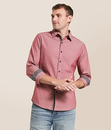 Departwest Oxford Standard Stretch Shirt front view