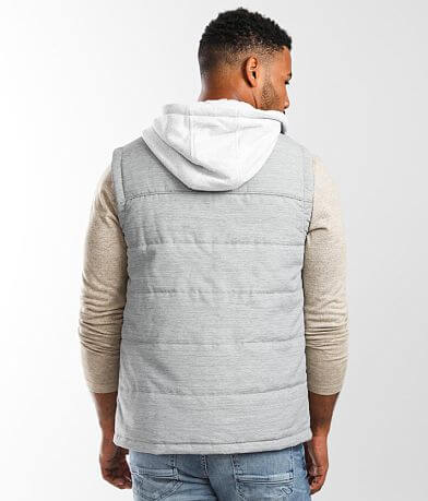 Departwest Hooded Puffer Vest BACK