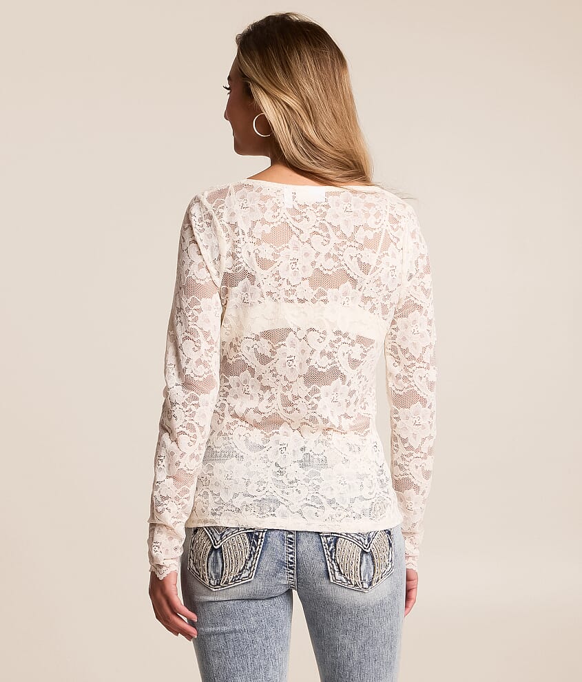 Sequin Lace Top - thumbnail 3