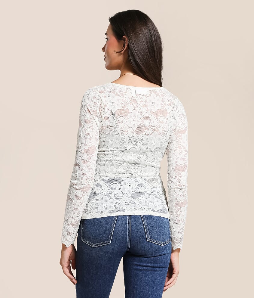 Sequin Lace Top