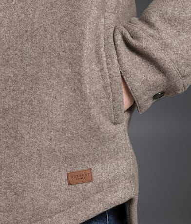 Oatmeal Fleece Shacket thumbnail 4