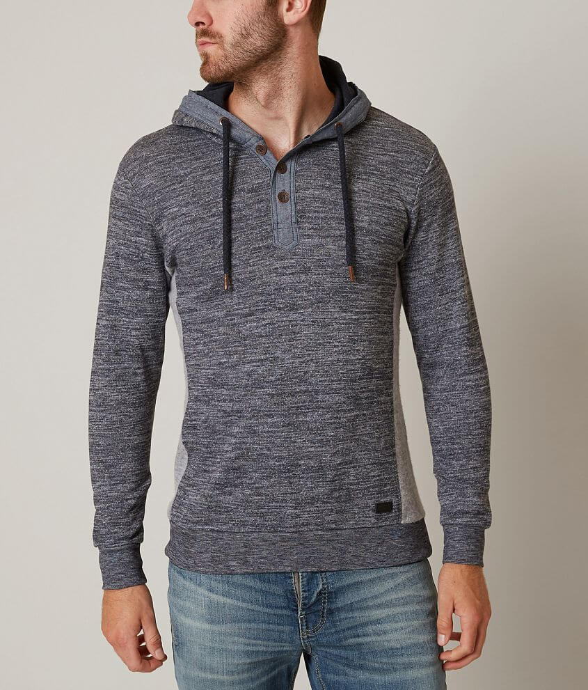 Outpost Makers Henry Hooded Henley Sweatshirt front view
