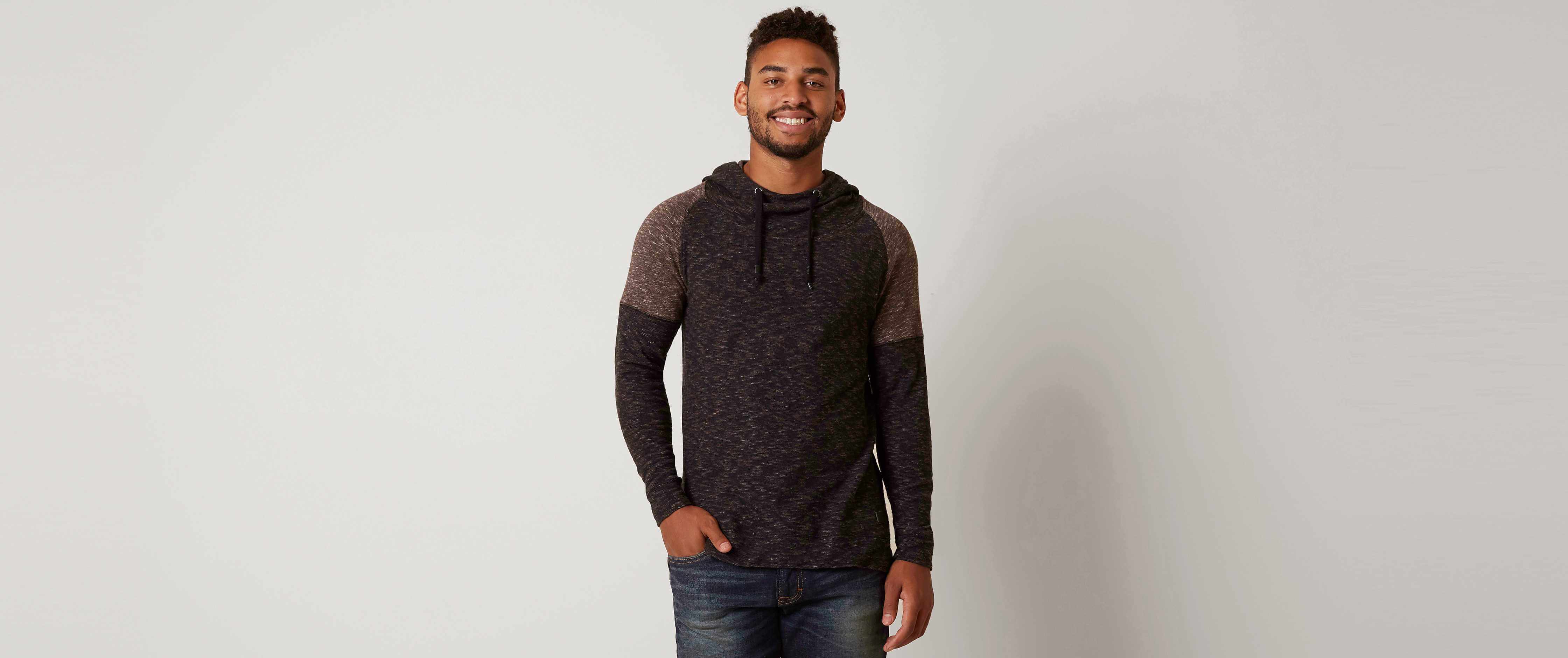 funnel neck sweatshirt mens