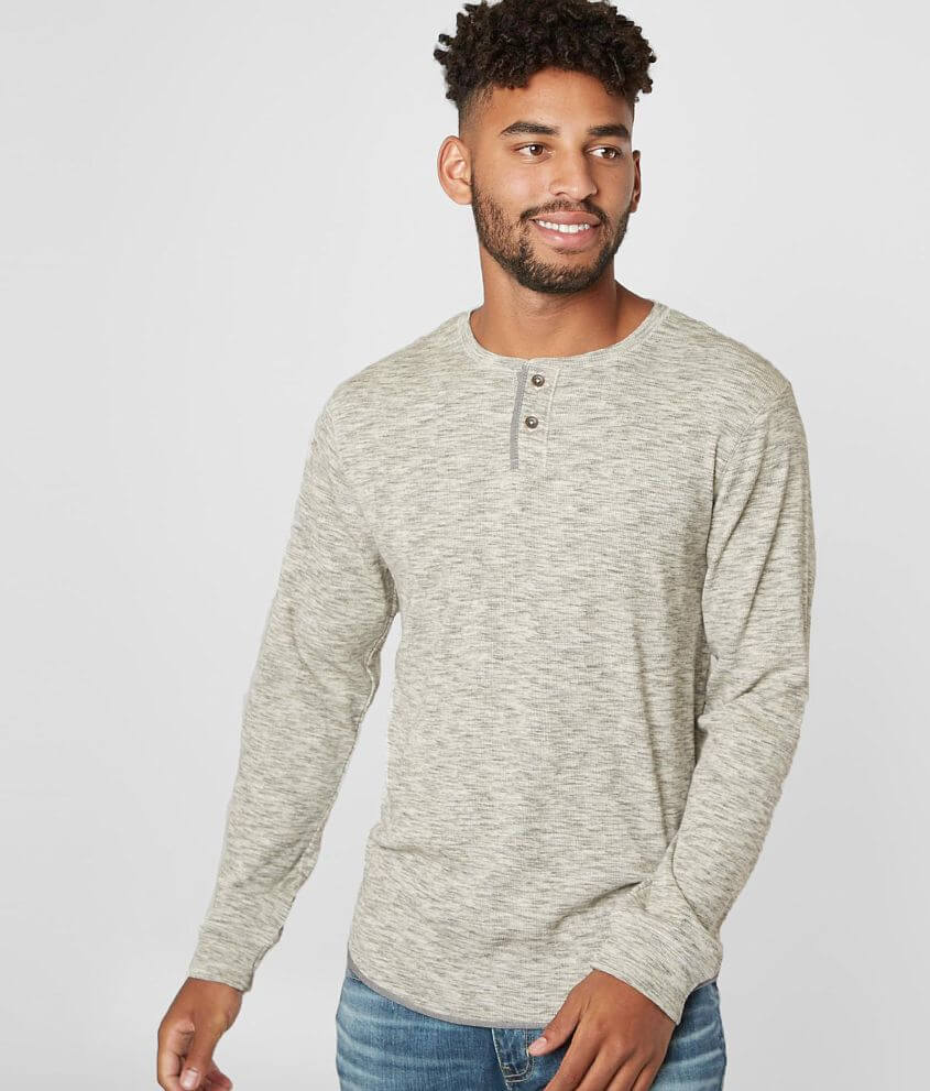 Outpost Makers Piller Ribbed Henley front view
