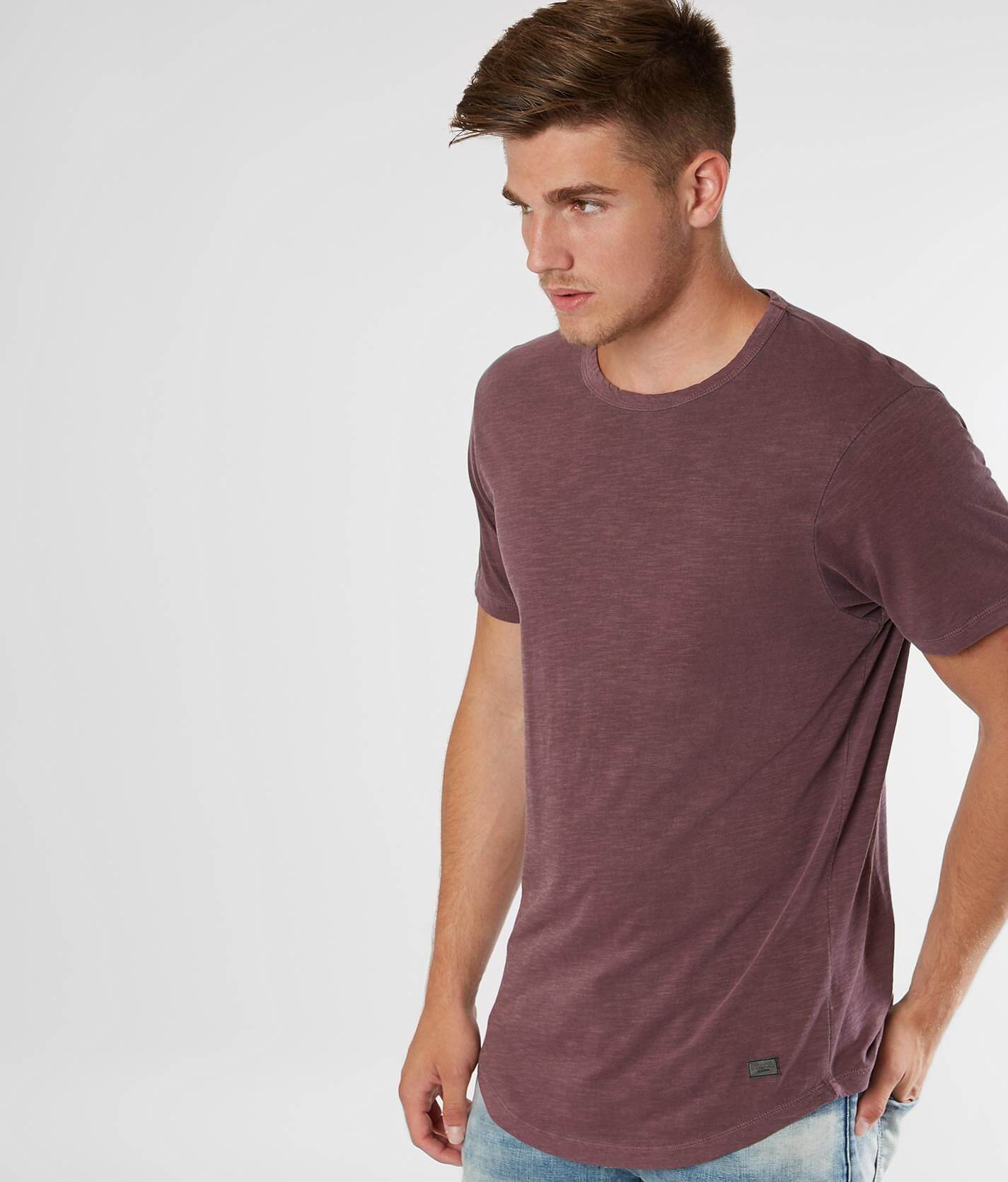 slub knit tee shirt