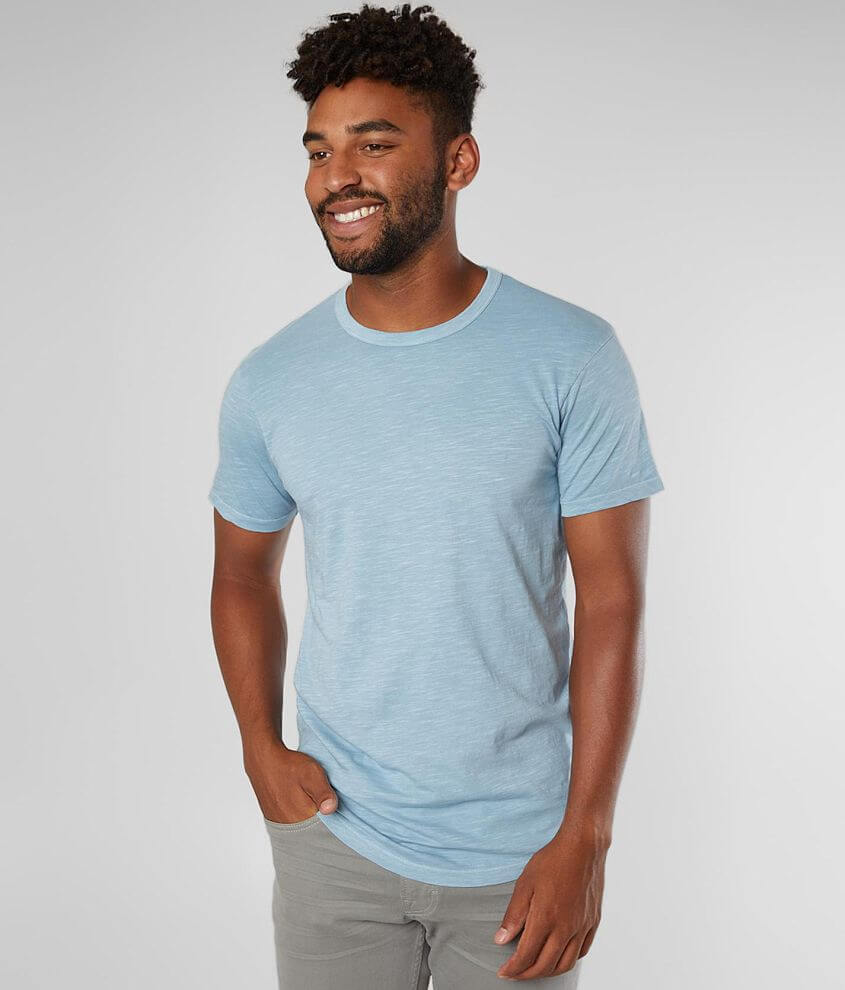 Outpost Makers Slub Knit T-Shirt - Men's T-Shirts in Dusk Blue | Buckle