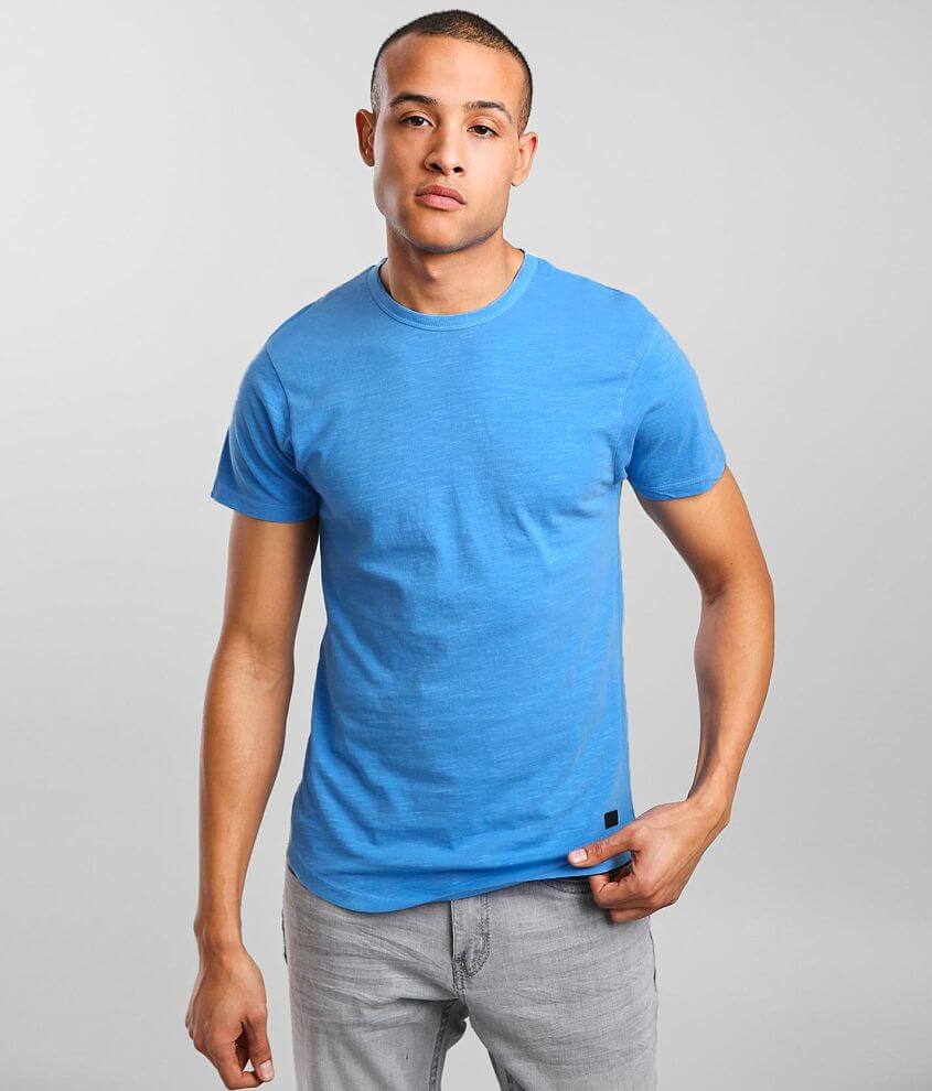 Outpost Makers Slub Knit T-Shirt - Men's T-Shirts in Azure Blue | Buckle