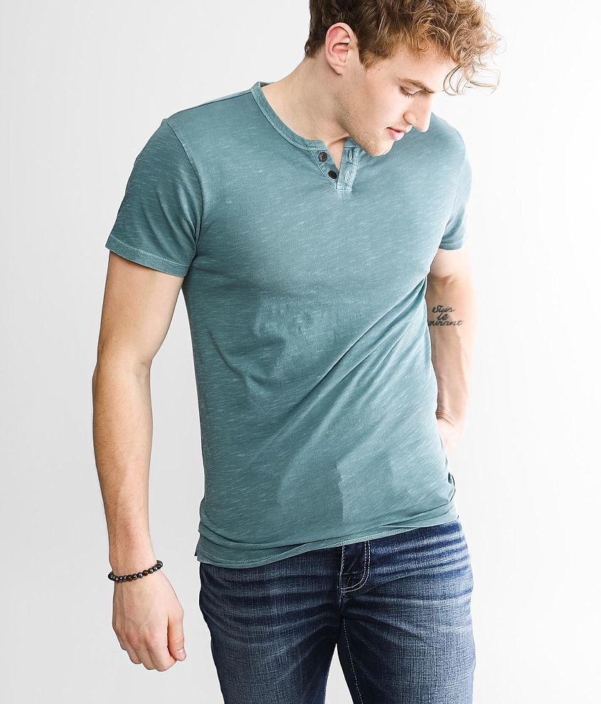 Outpost Makers Washed Henley front view