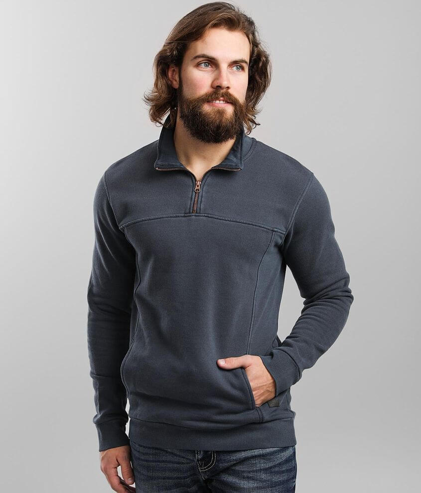 Outpost Makers Washed Quarter Zip Pullover front view