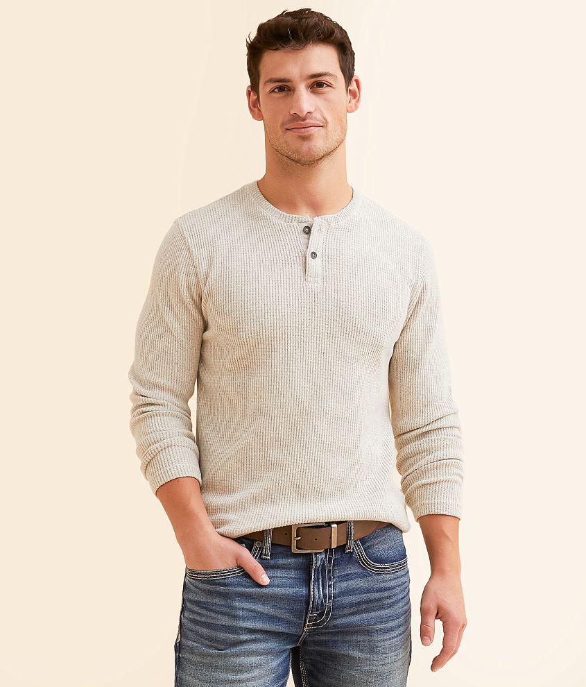 Outpost Makers Brushed Henley front view