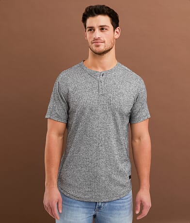 Outpost Makers Textured Henley front view