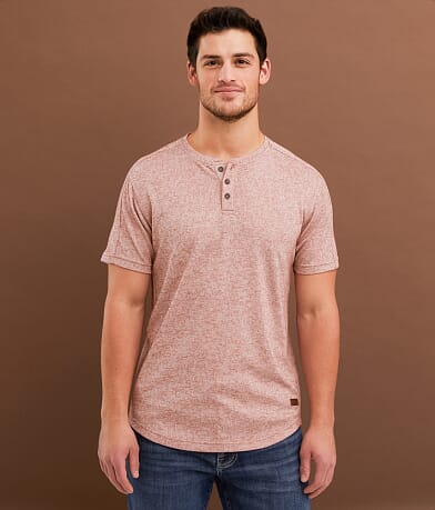 Outpost Makers Textured Henley front view