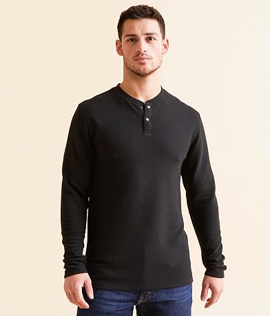 Outpost Makers Textured Henley front view