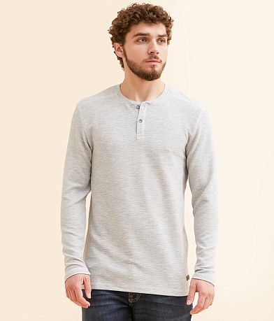 Outpost Makers Waffle Knit Henley front view