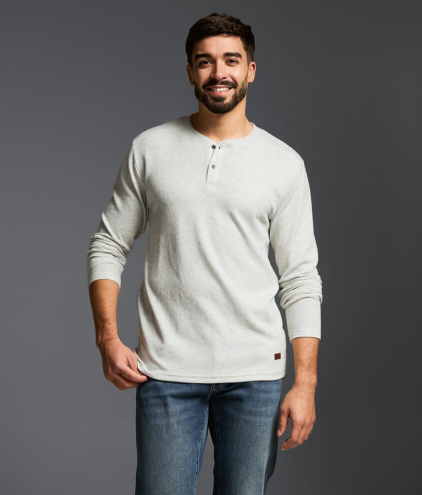 Waffle Knit Henley