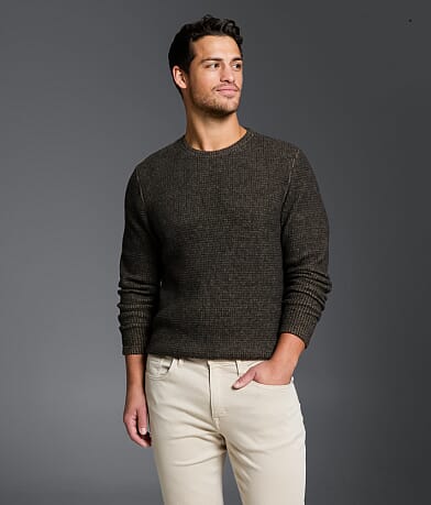 Outpost Makers Waffle Knit Pullover front view