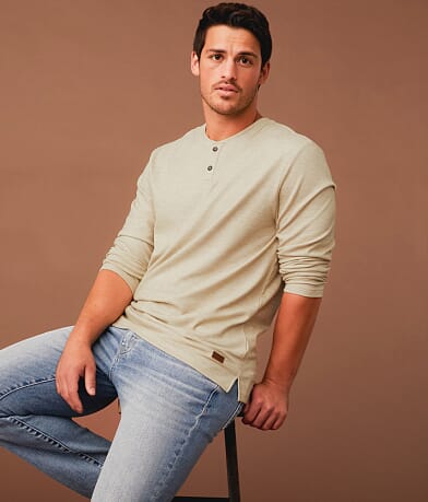 Outpost Makers Marled Henley front view