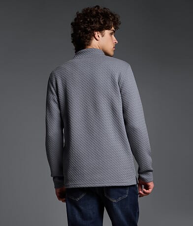Textured Quarter Zip Pullover thumbnail 2