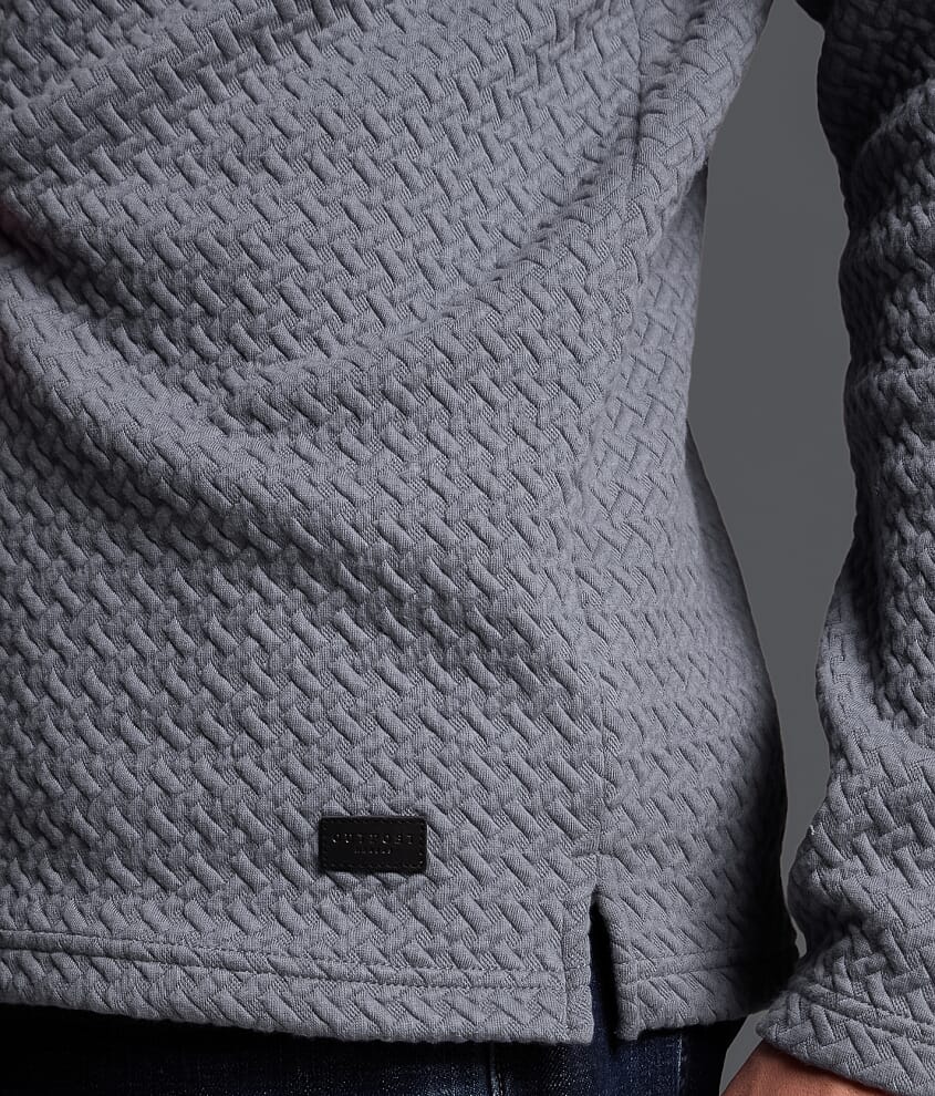 Textured Quarter Zip Pullover