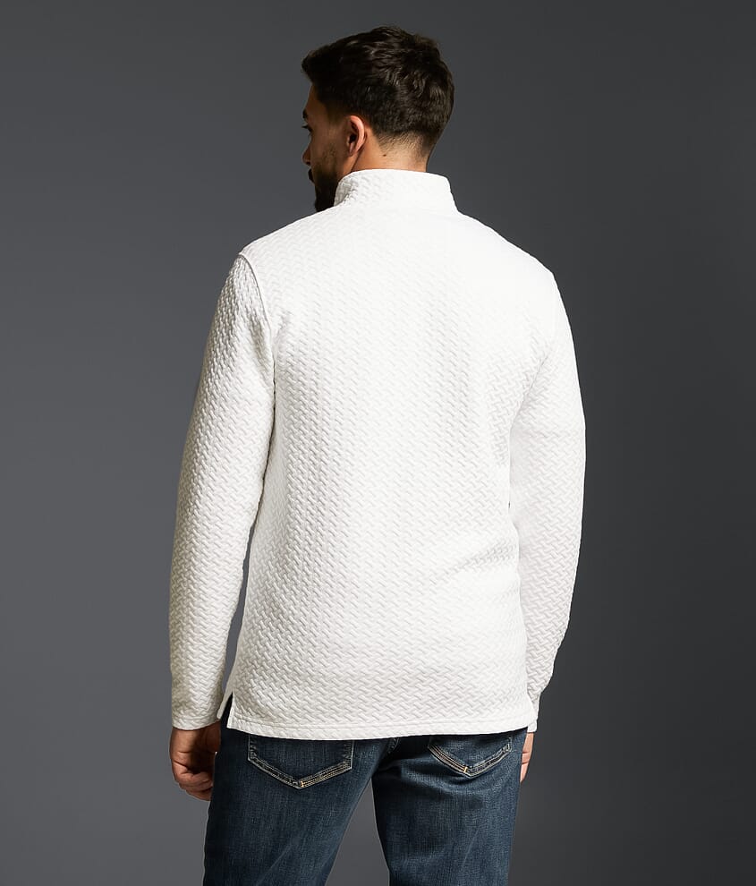 Textured Quarter Zip Pullover