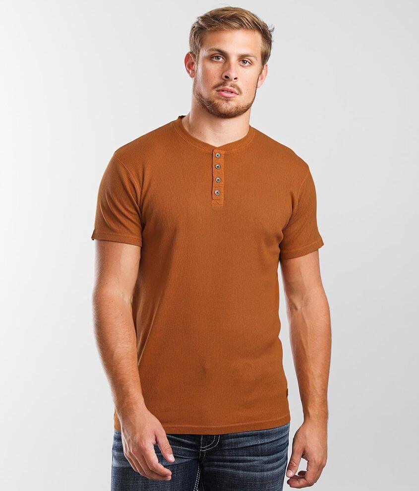 Outpost Makers Ribbed Henley - Men's T-Shirts in Chutney | Buckle