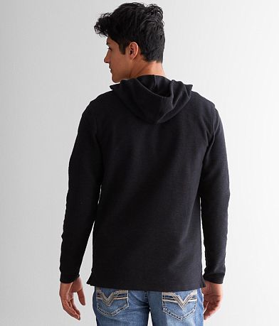 Outpost Makers Textured Quarter Zip Hoodie BACK
