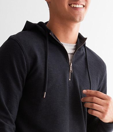 Outpost Makers Textured Quarter Zip Hoodie MISC_DETAIL_1
