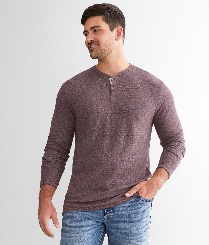 Outpost Makers Ottoman Henley - Men's T-Shirts in Bitter Chocolate | Buckle