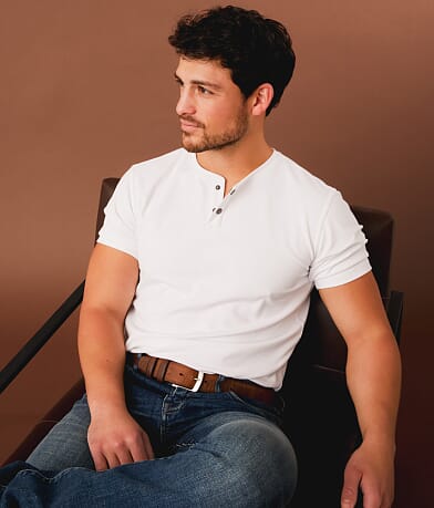 Outpost Makers Solid Henley front view