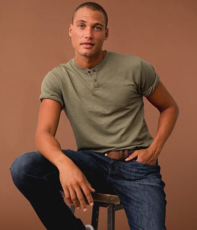 Outpost Makers Snap Henley front view