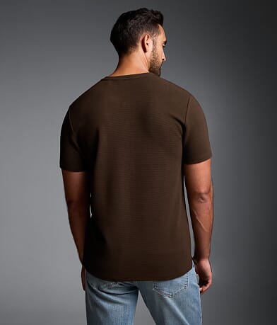 Waffle Knit Henley thumbnail 2
