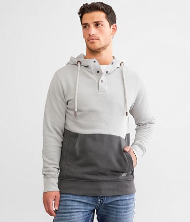 Outpost Makers Henley Hooded Sweatshirt front view