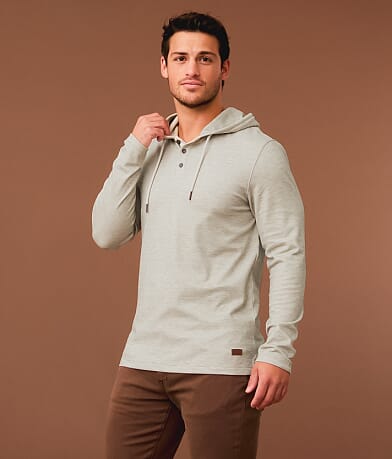 Outpost Makers Henley Hoodie front view