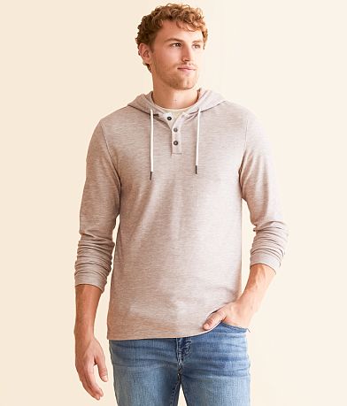 Outpost Makers Henley Hoodie front view