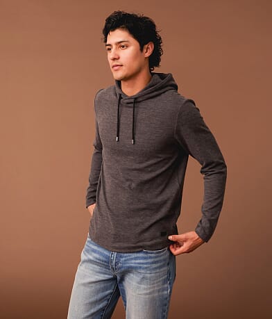 Outpost Makers Brushed Knit Hoodie front view