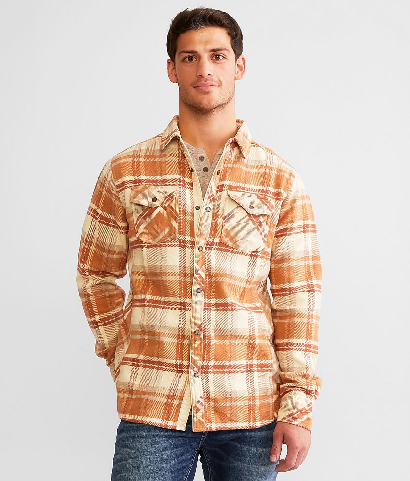 Outpost Makers Flannel Shirt - Men's Shirts in Cream Orange | Buckle