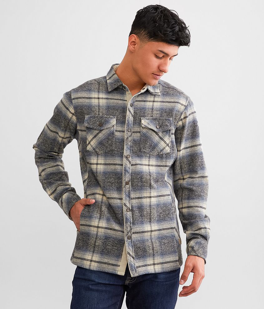 Outpost Makers Plaid Flannel Shirt front view