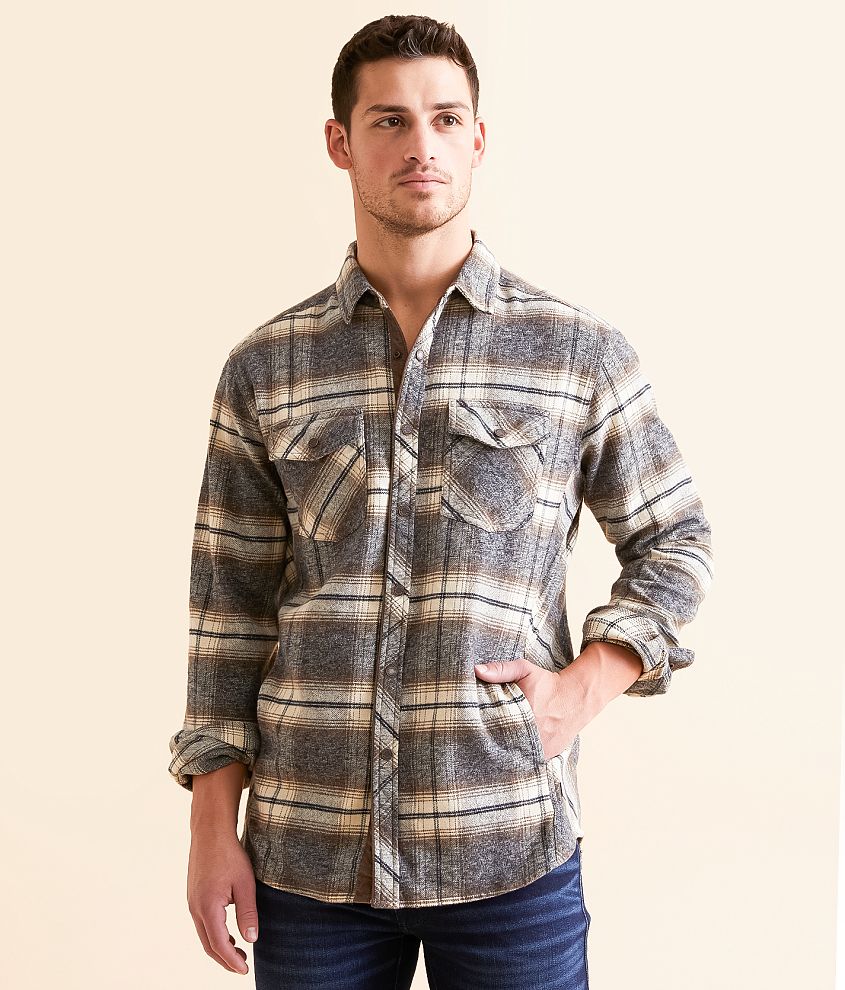 Outpost Makers Flannel Athletic Shirt front view