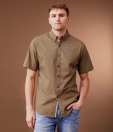 Outpost Makers Striped Athletic Shirt front view