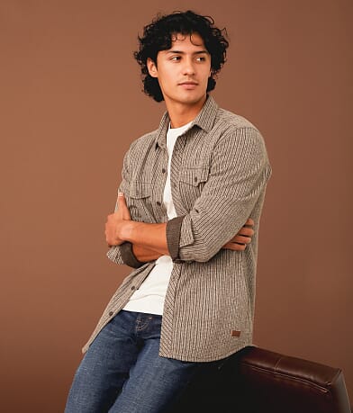 Outpost Makers Textured Athletic Knit Shirt front view