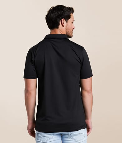 J.B. Holt Performance Stretch Polo back view