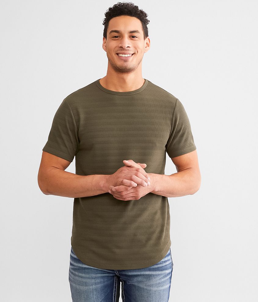 Nova Industries Waffle Knit T-Shirt front view