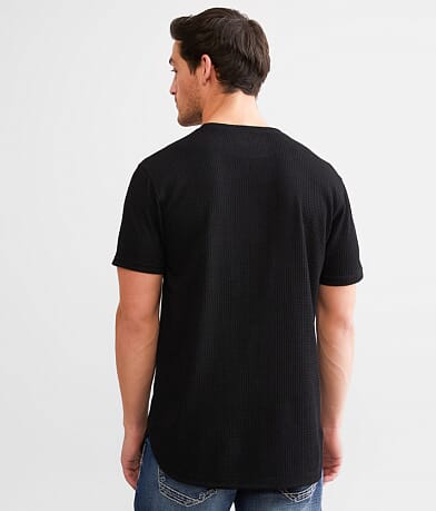 Nova Industries Waffle Knit T-Shirt back view