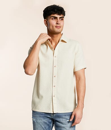 Nova Industries Linen Blend Shirt front view