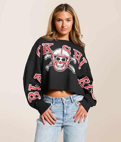 Gameday SOCIAL® Nebraska® Huskers® Pullover front view