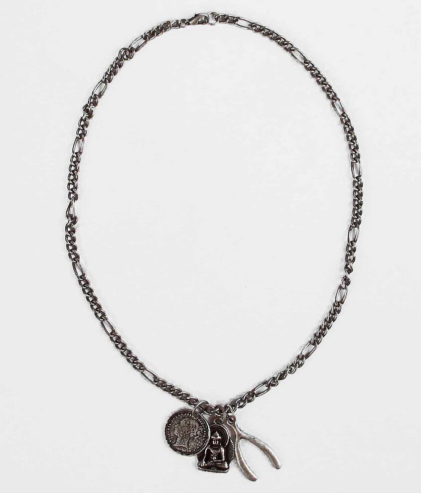 BKE Dee Necklace - Men's Jewelry in Burnished Silver | Buckle