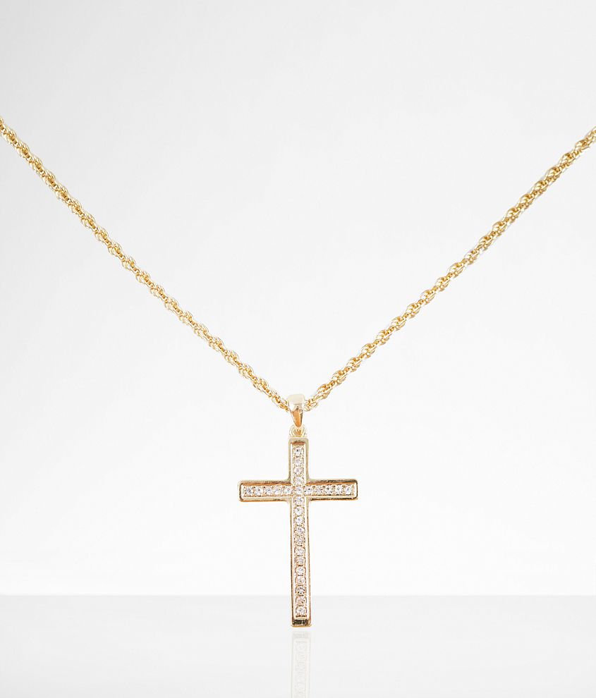 BKE Cross 24" Necklace front view