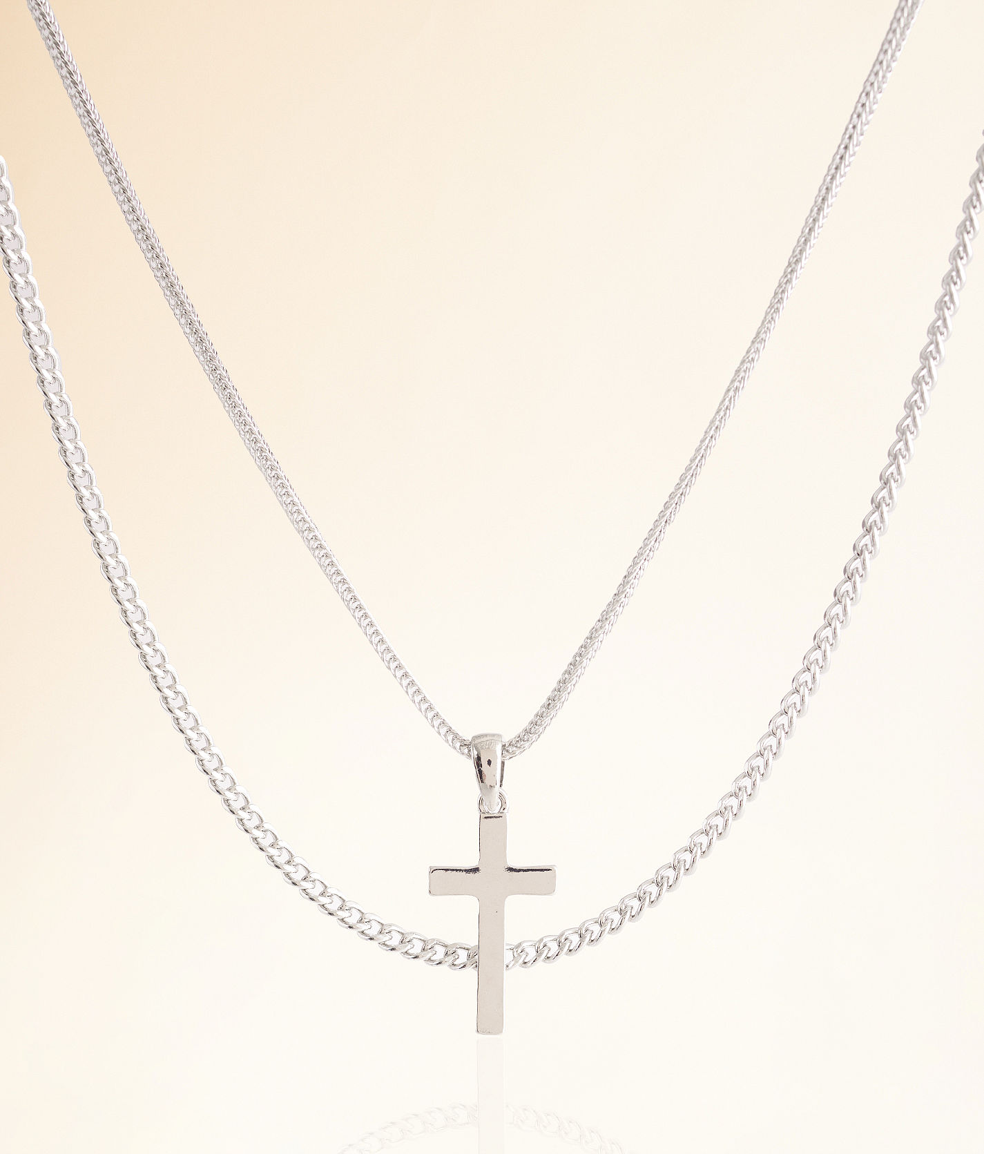 【2plan】23SS★ [MADE] Cross Mix Chain Necklace 2plan】23SS☆ [MADE] Cross Mix Chain Necklace (2plan